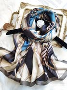 SILKSILKY Long Silk Scarf