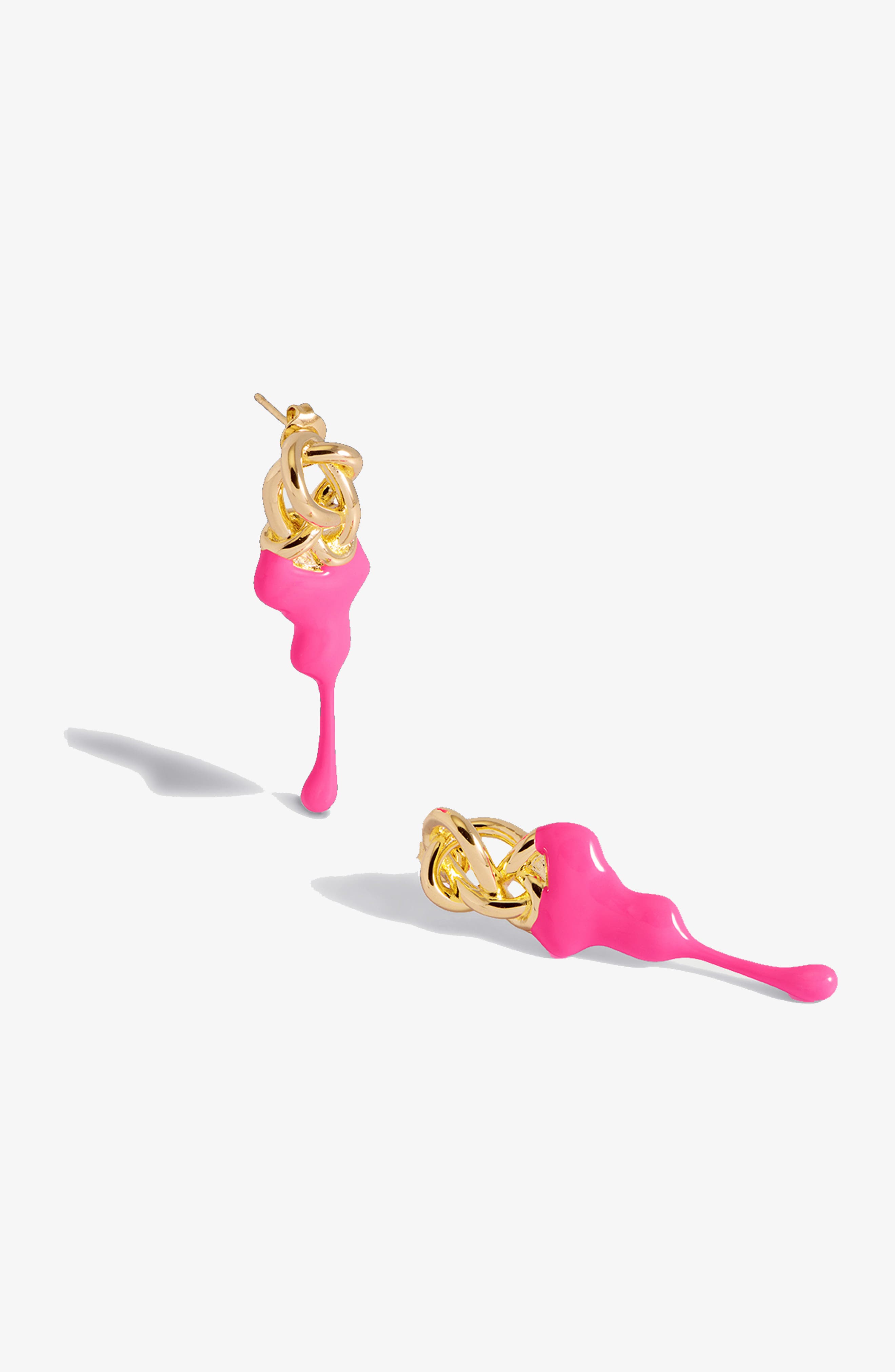 selected Gold / Pink Enamel