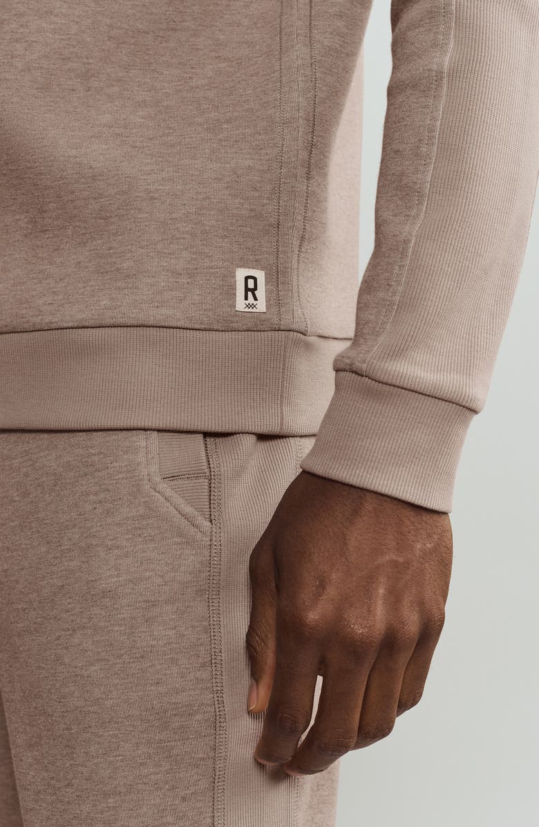 Rhone Heritage Midweight Crewneck Sweatshirt, Alternate, color, Coffee Heather