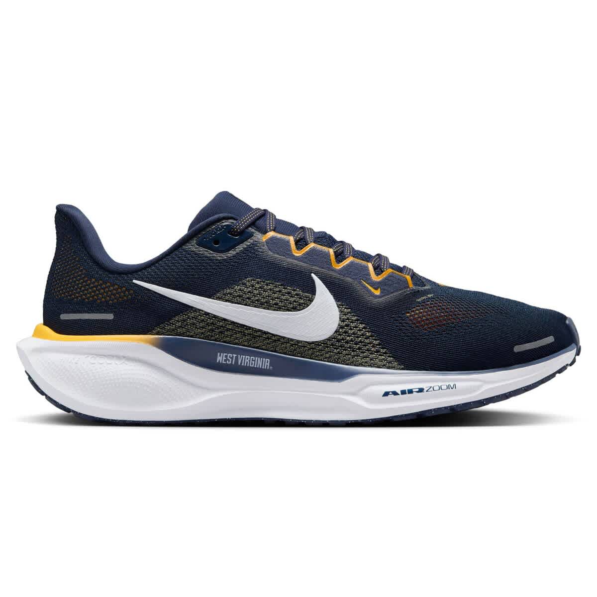 Nike Unisex Nike Navy West Virginia Mountaineers Zoom Pegasus 41 Running Shoes, Main, color, 