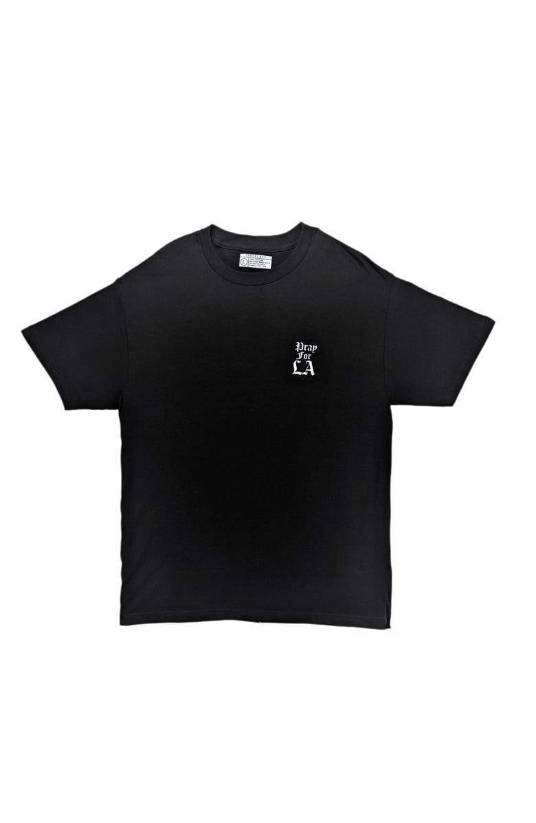 THE CELECT Times Pray For LA Tee, Main, color, Black