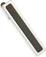 James Michael Black Insert Tie Bar