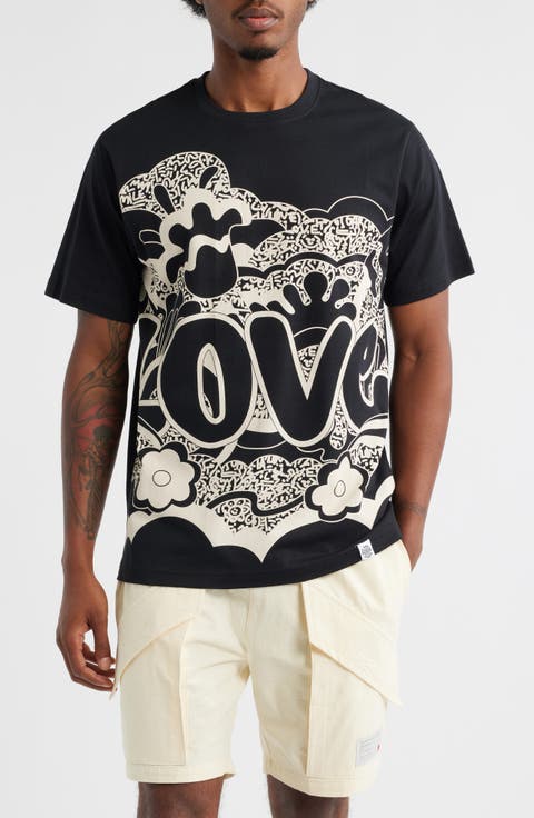 Love Flower Graphic T-Shirt