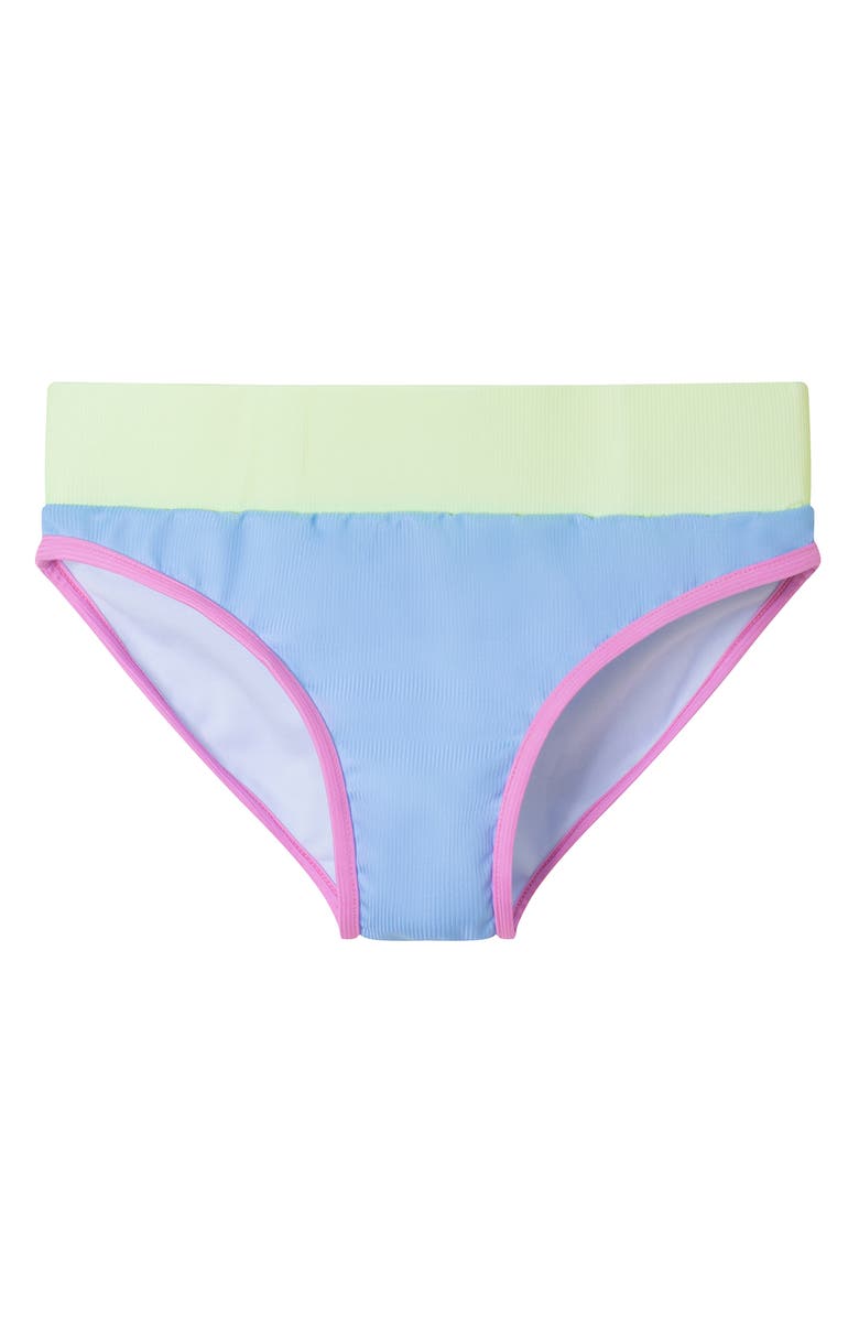 Andy & Evan Kids' Colorblock Rib Two-Piece Swimsuit, Alternate, color, 