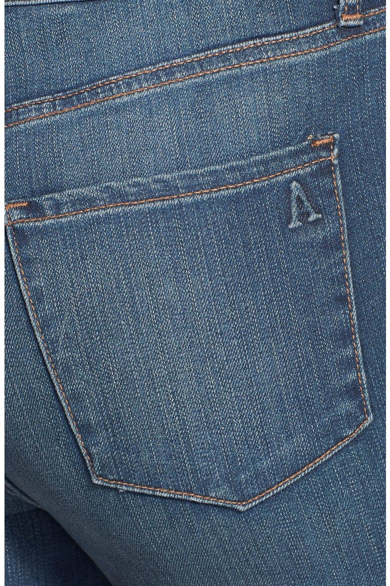 'Halley' High Waist Stretch Skinny Jeans, Alternate, color, MEDIUM WASH