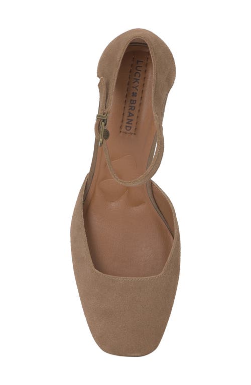 Lucky Brand Kanira Ankle Strap Pump In Brown