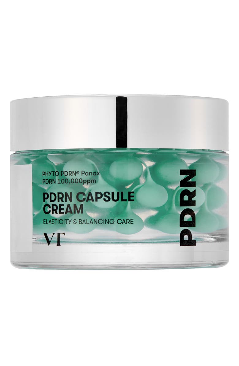VT COSMETICS PDRN Capsule Cream 100, Main, color, Silver / Green