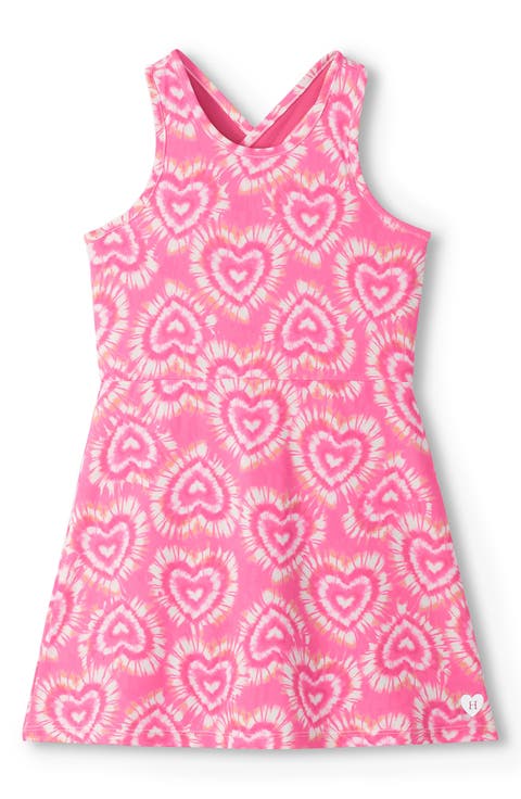 Kids' Candy Hearts Active A-Line Dress (Little Kid & Big Kid)
