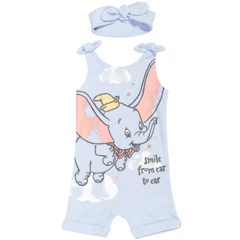 2-Piece Sleeveless Romper and Headband Set