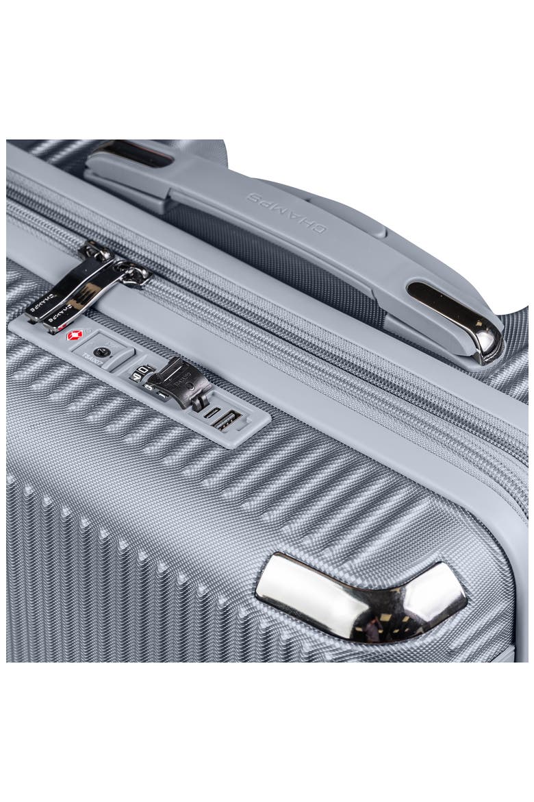 Legacy 3-Piece Hardside Luggage Set, Alternate, color, SILVER