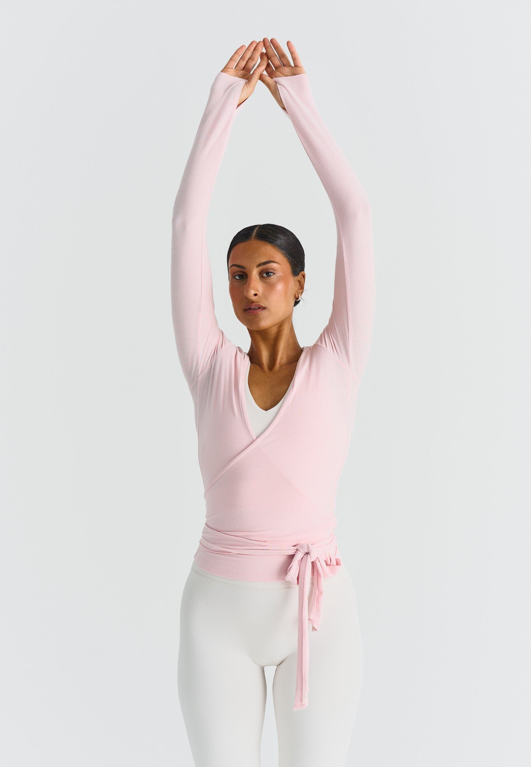 Sisterly Tribe Soft Ballet Wrap Top (Women) | Nordstrom