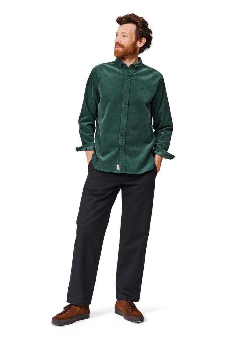 Haworth Corduroy Shirt, Alternate, color, Dark Green