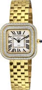 GV2 Bellagio Diamond Swiss Bracelet Watch, 30mm