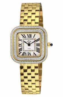 GV2 Bellagio Diamond Swiss Bracelet Watch, 30mm
