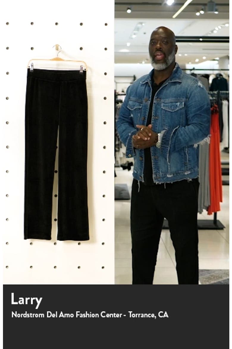 Velour Track Pants video