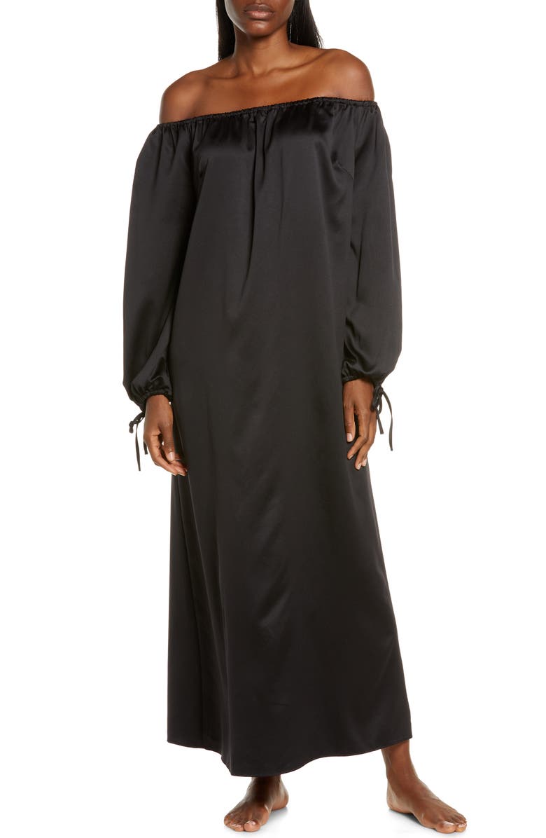 Nordstrom Satin Nightgown, Alternate, color, 