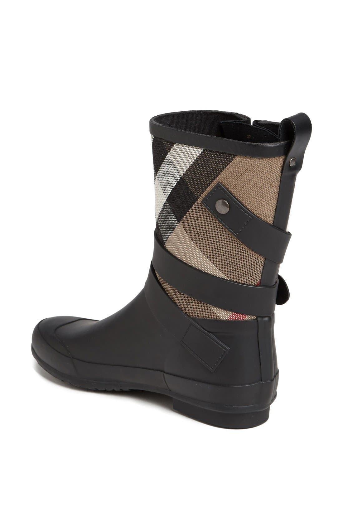 Burberry 'Holloway' Rain Boot, Alternate, color, 