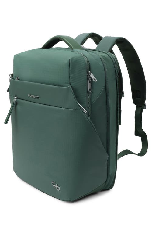 Hedgren Tabi Rfid Travel Backpack In Duck Green