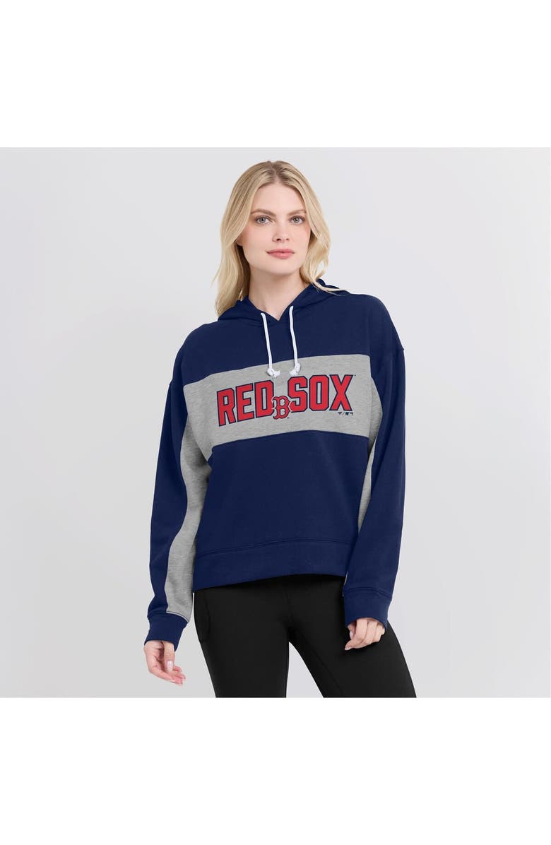 FANATICS Women's Fanatics Navy Boston Red Sox Filled Stat Sheet Pullover Hoodie, Alternate, color, Navy