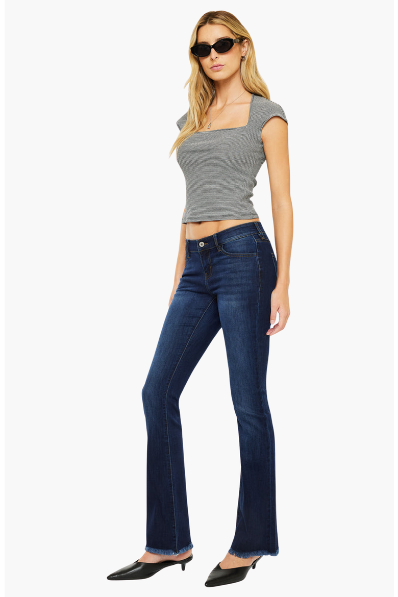 Anne Low Rise Bootcut Jeans, Alternate, color, Dark Wash