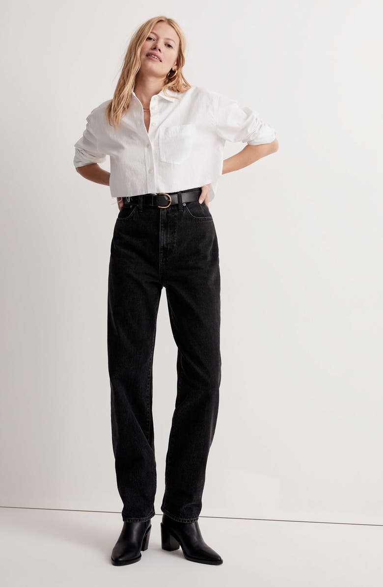 Madewell Baggy Straight Leg Jeans, Alternate, color, 