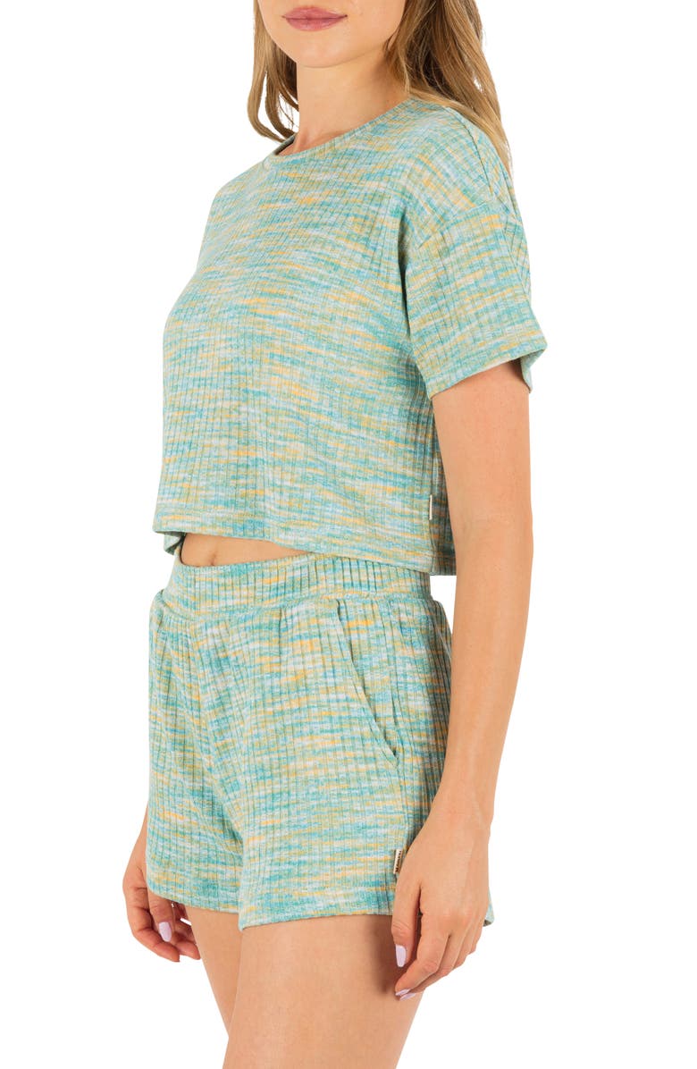 Hurley Aspen Boxy Rib Baby Tee, Alternate, color,