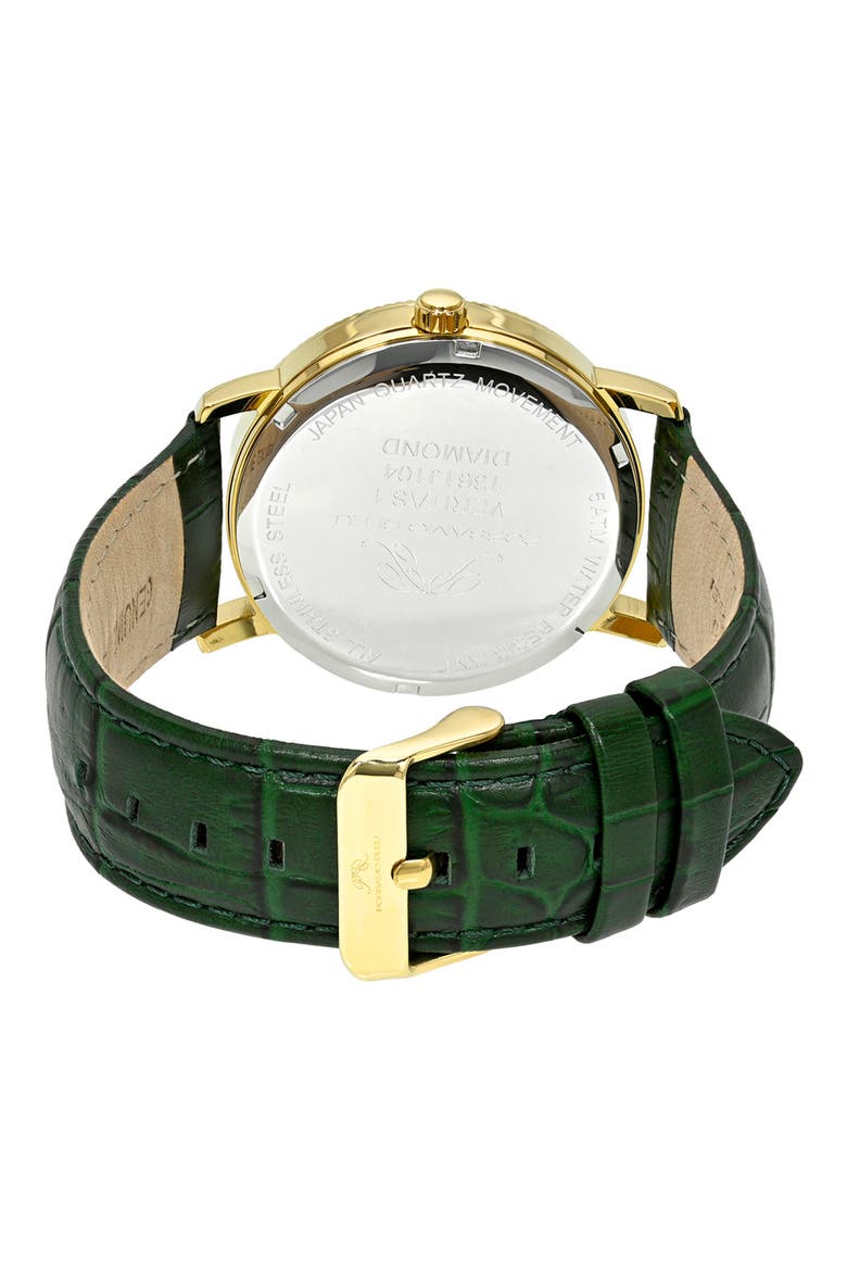 Veritas 1 Watch, 40mm, Alternate, color, GREEN