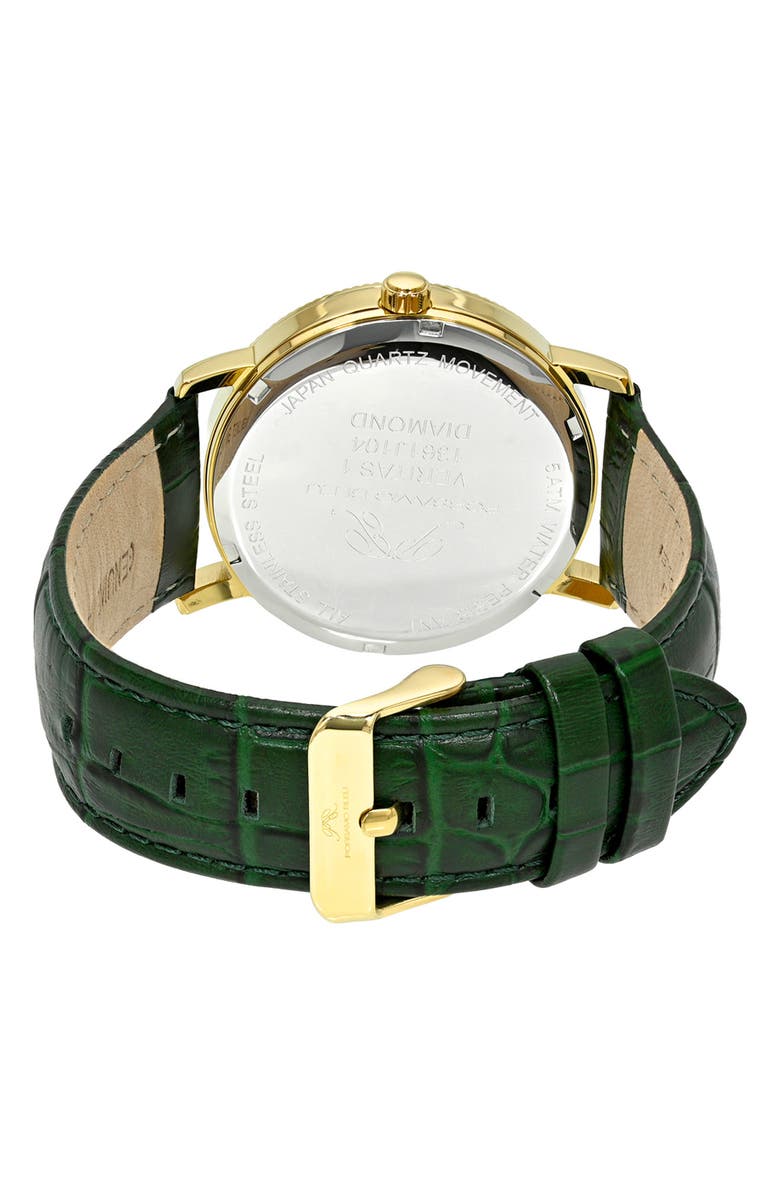 PORSAMO BLEU Veritas 2 Watch, 40mm, Alternate, color, Green