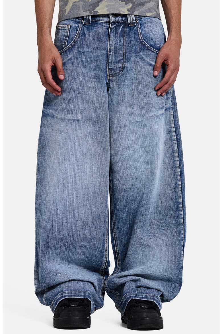 Airtex Loser Applique Colossus Jeans, Main, color, DENIM