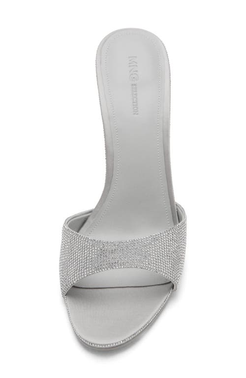 Mango X Kaia Gerber Rhinestone Sandal In Animal Print