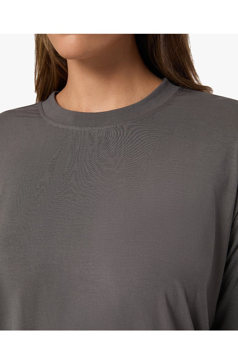 WeWoreWhat Oversized Long Sleeve Crewneck Top, Alternate, color, Shadow