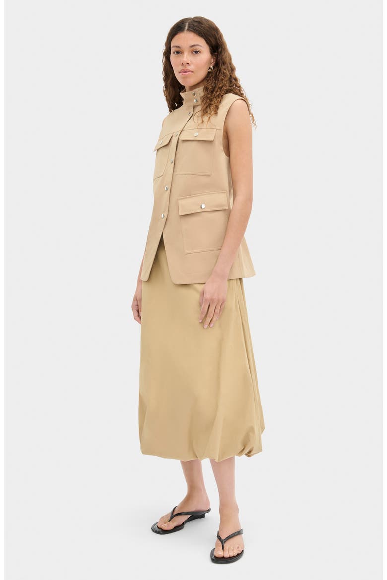 Winnie Gilet, Alternate, color, CAMEL