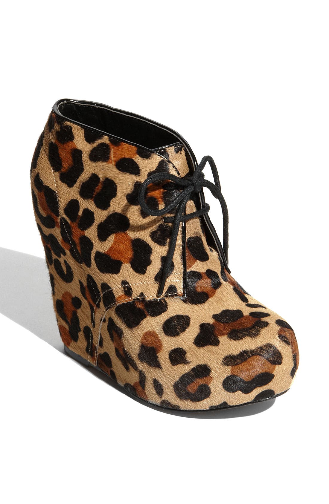 'Annie-L' Wedge Bootie, Main, color, LEOPARD