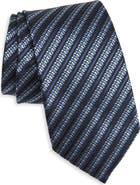 ZEGNA TIES Stripe Silk Tie