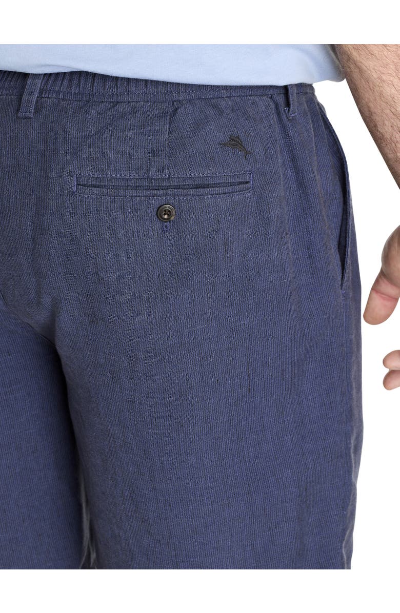 Tommy Bahama Big & Tall Isla Sands Striped Shorts, Alternate, color, Dark Bluestone