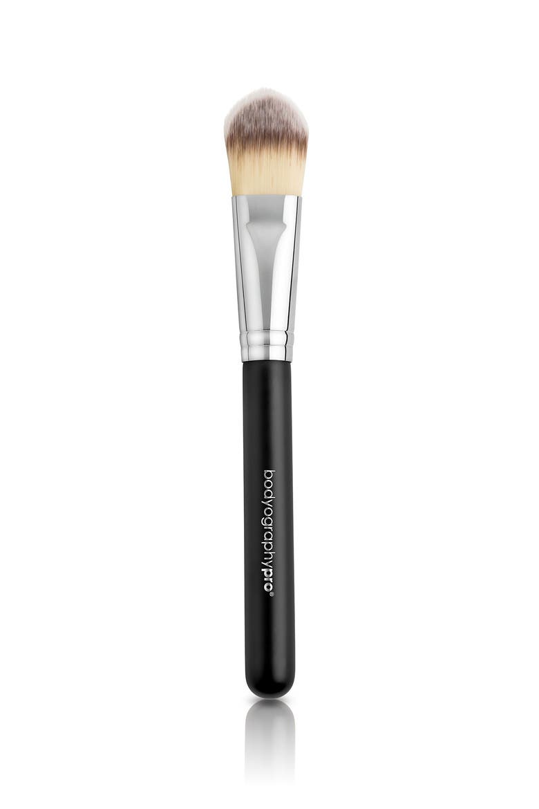 Synthetic Makeup Brush Foundation Brush, Main, color, Black