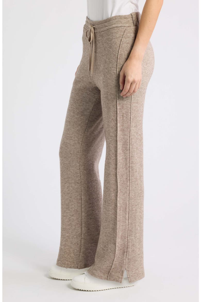 Soft Jersey Track Pants, Alternate, color, OATMEAL HEATHER