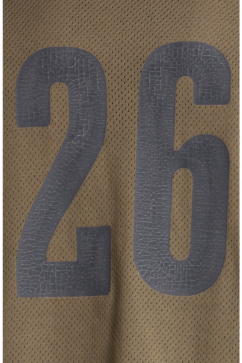 Merch Oversize Cotton Mesh Graphic T-Shirt, Alternate, color, MOSS