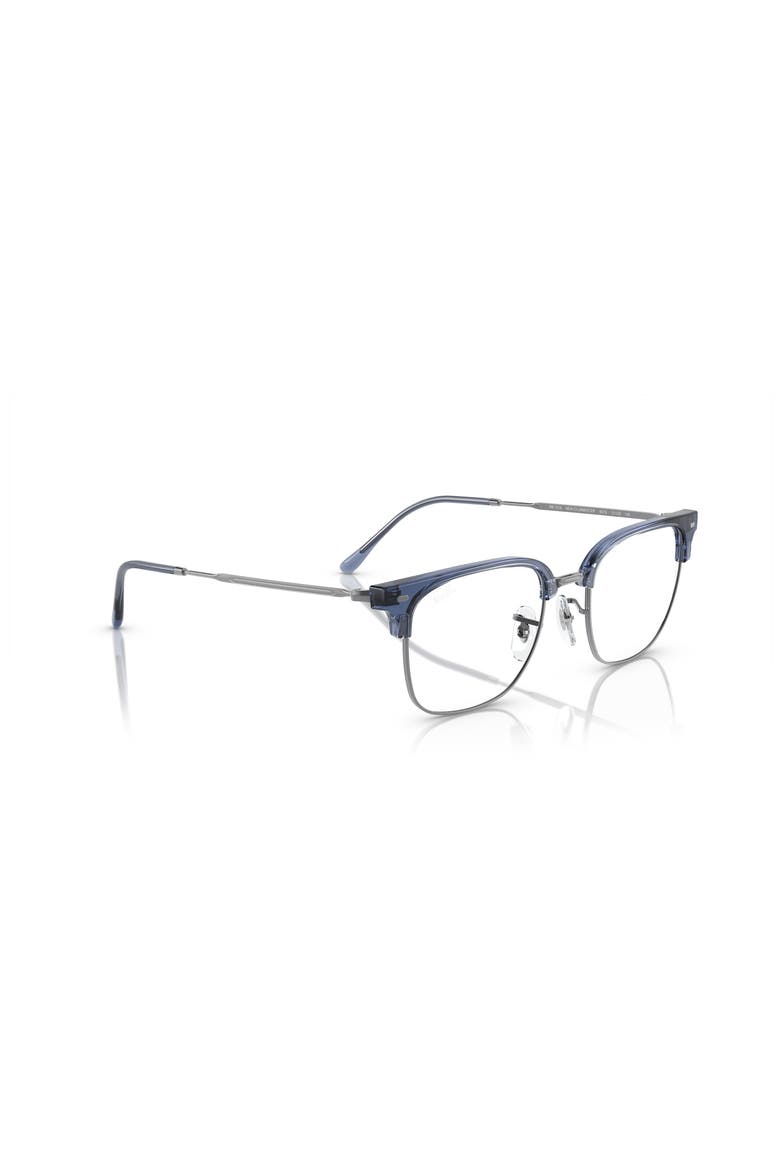 51mm Square optical glasses, Alternate, color, Blue