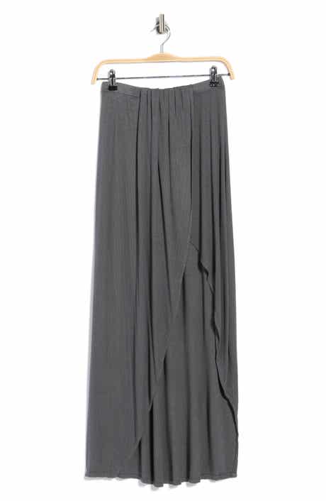 GO COUTURE Gathered Maxi Skirt