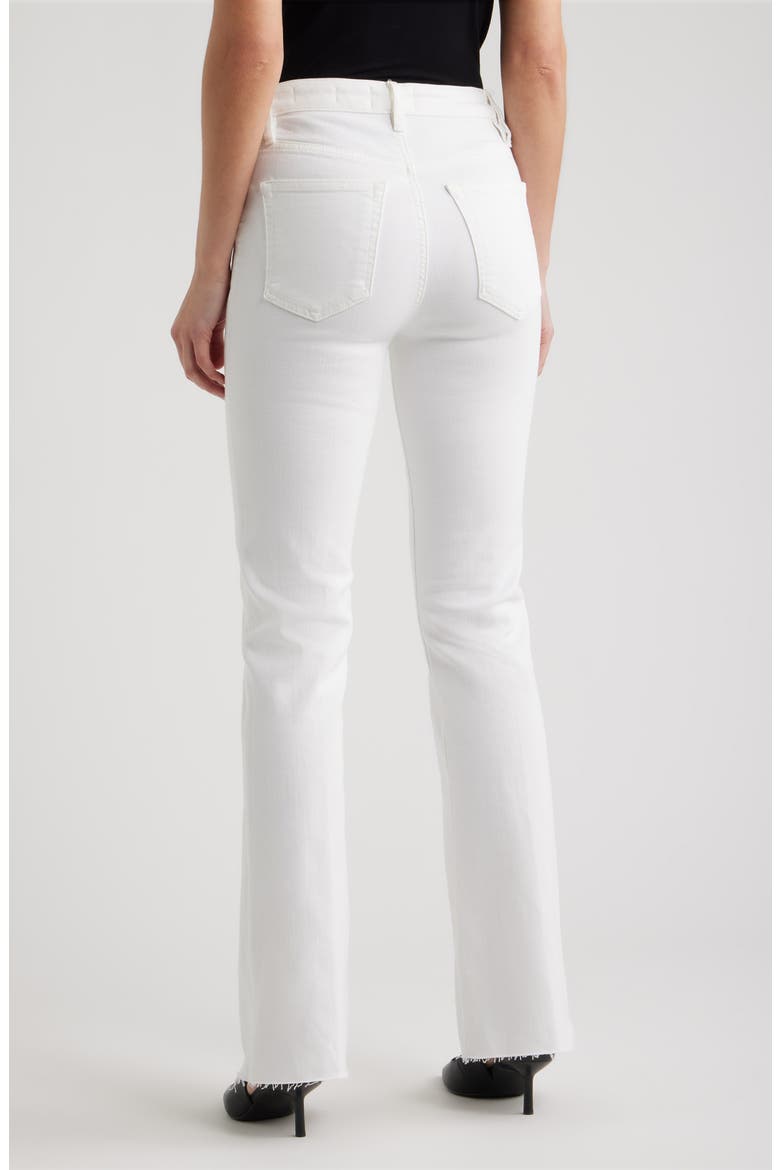 The Reboot High Waist Bootcut Jeans, Alternate, color, WHITE