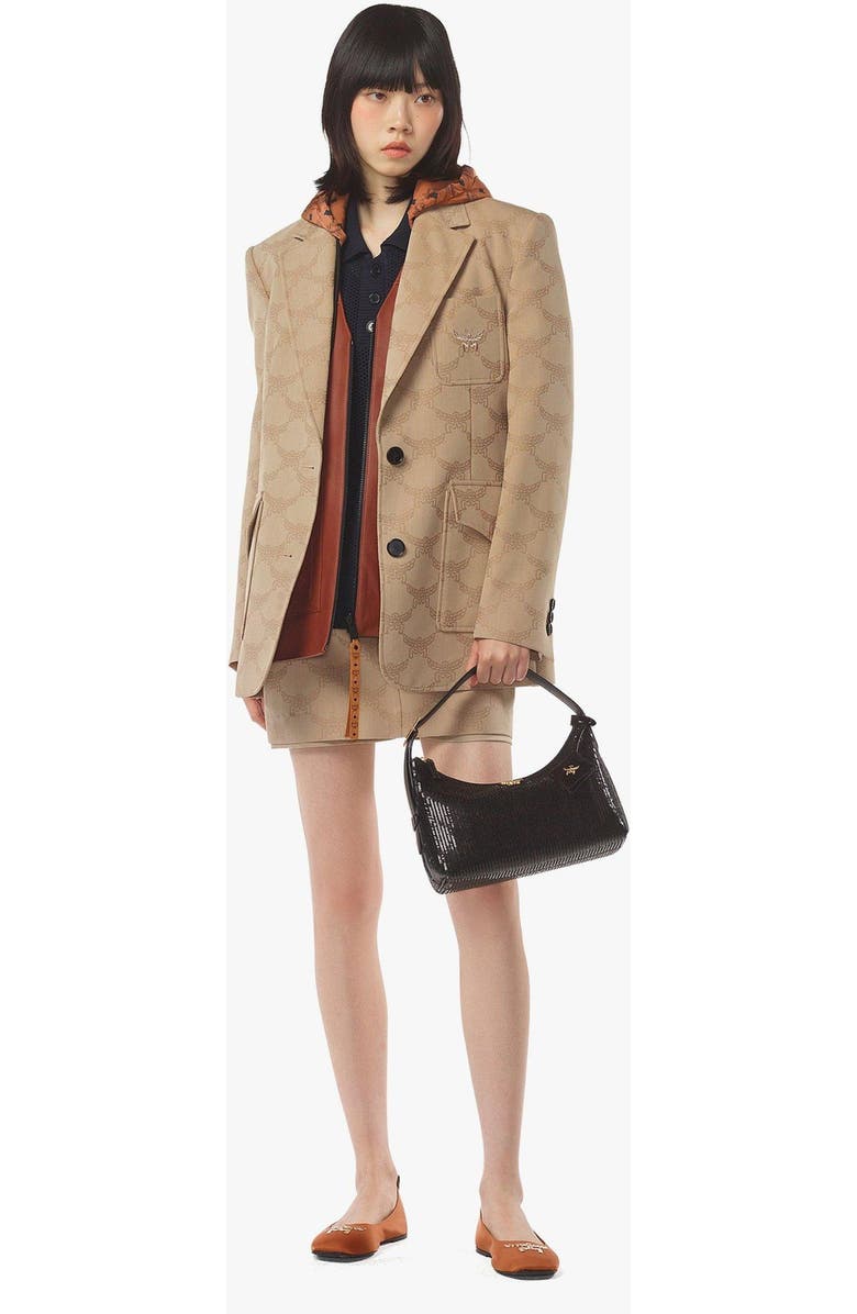 MCM Aren Hobo in Sequin Lamb Leather, Alternate, color,