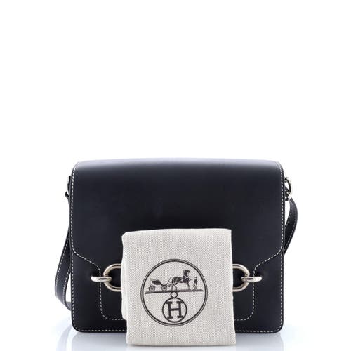 Pre-owned Hermes Hermes Roulis Bag Sombrero 23 In Black