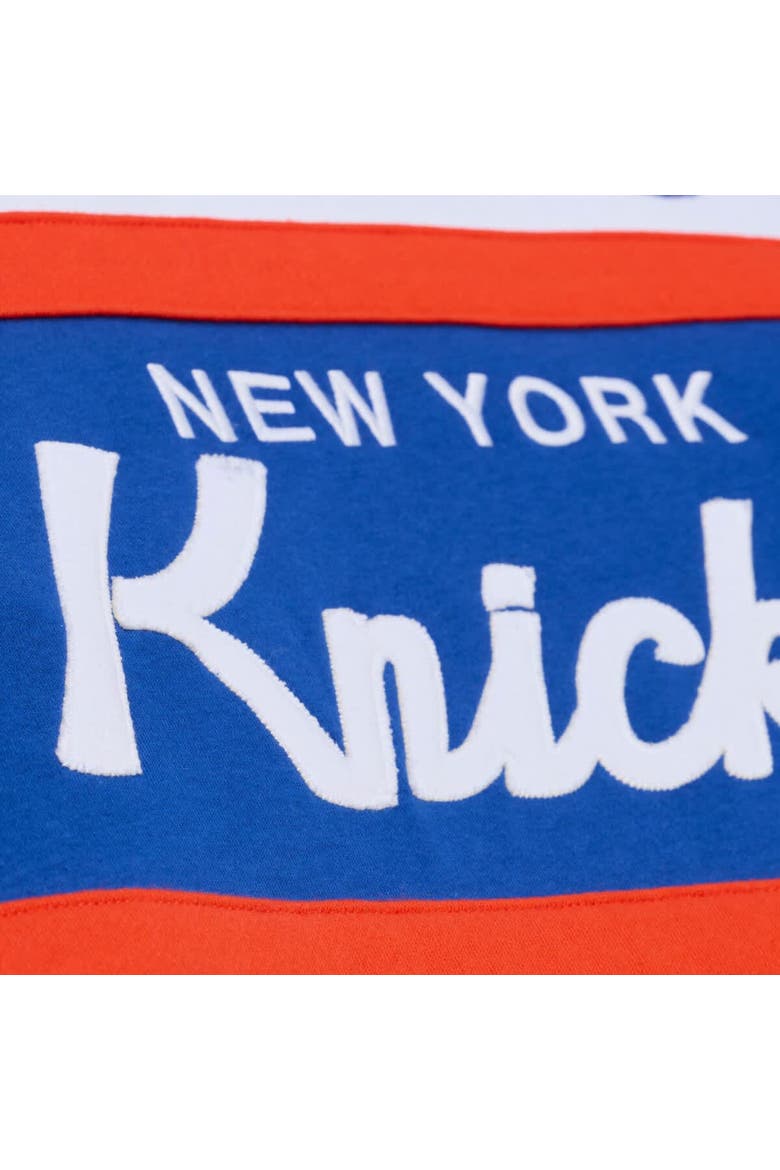 Men's Mitchell & Ness  Royal New York Knicks Head Coach Hoodie, Alternate, color, Royal
