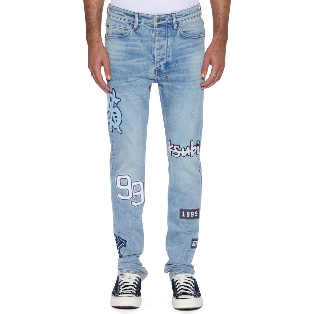 Ksubi Chitch Striker Patched Slim Tapered Jeans in Denim  product