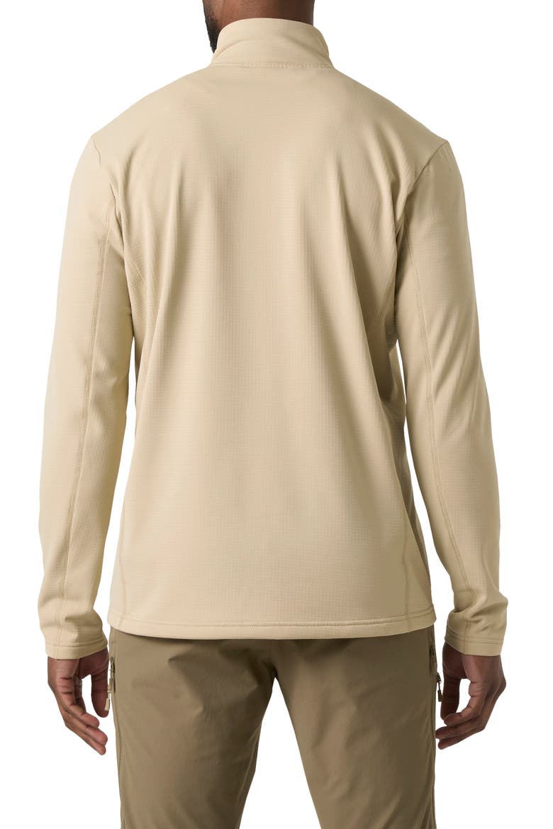Versalite Fleece Half Zip Pullover, Alternate, color, KHAKI / SAND