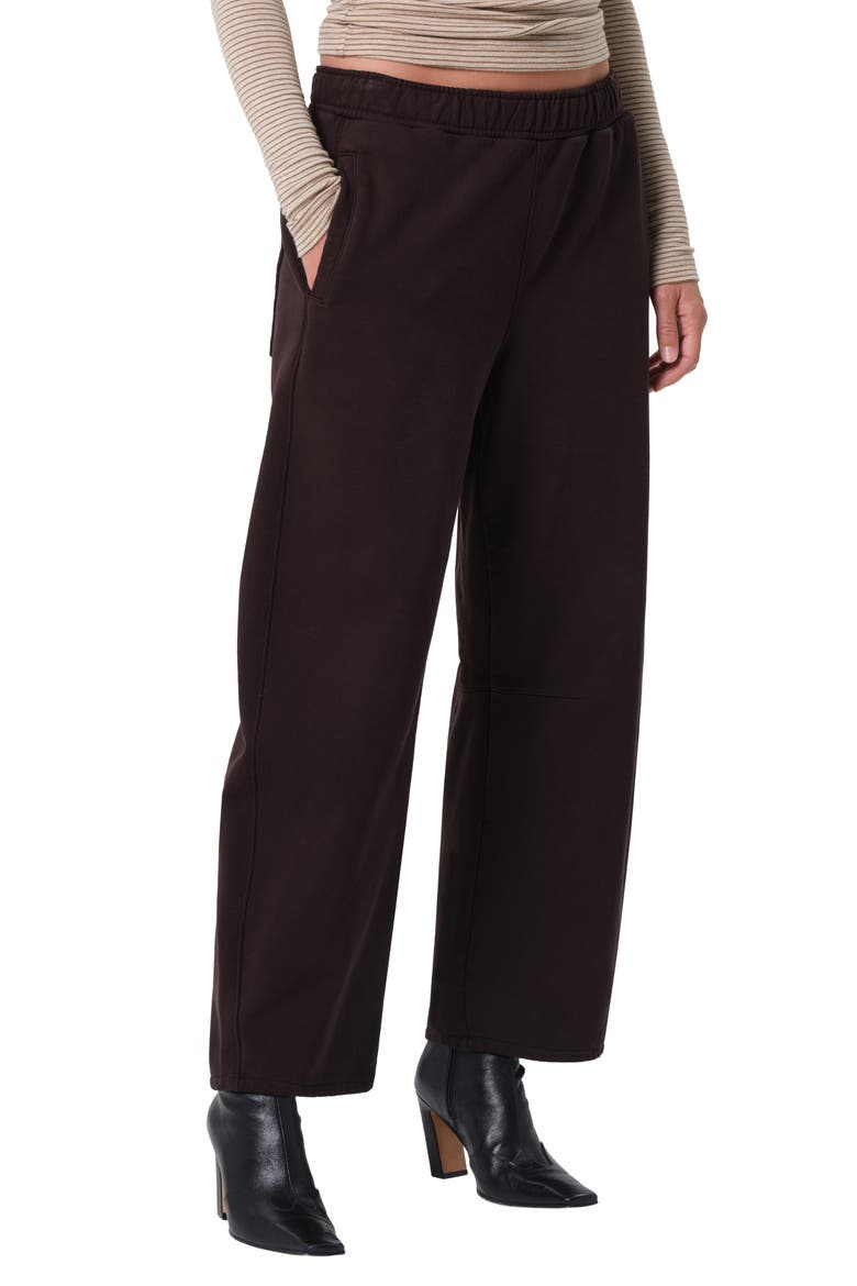 Miro Cotton Fleece Sweatpants, Main, color, CHOCOLATE MD D