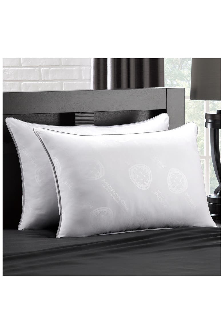 Soft Allergy, Dust Mite & Bed Bug Free Stomach Sleeper King Pillow - Set of 2, Alternate, color, WHITE