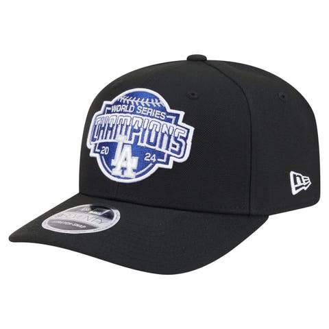 Men's New Era  Black Los Angeles Dodgers 2024 World Series Champions 9SEVENTY Adjustable Hat