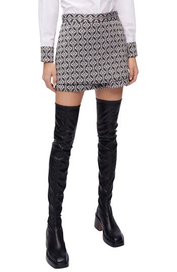 Maje Paje Miniskirt In Black